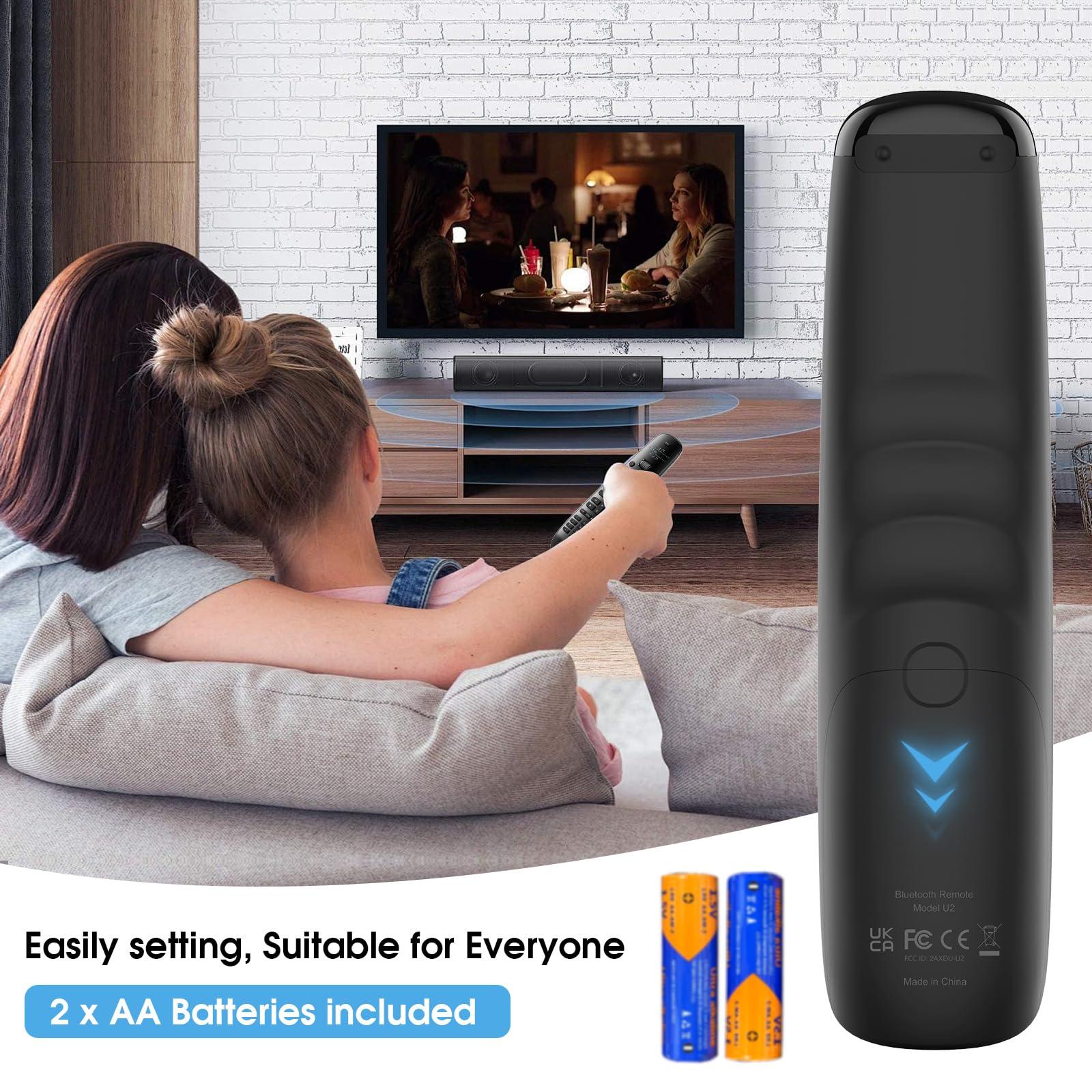 SofaBaton Sofabaton U2 Universal Remote Control with Smart App, Customizable Macro Button, All in one Remote Control for TVs/DVD//Blu-ray/STB/Projector, Works with Infrared & Bluetooth Devices