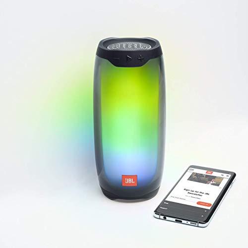 JBL JBL Pulse 4 Waterproof Portable Bluetooth Speaker with Light Show - Black (Renewed)