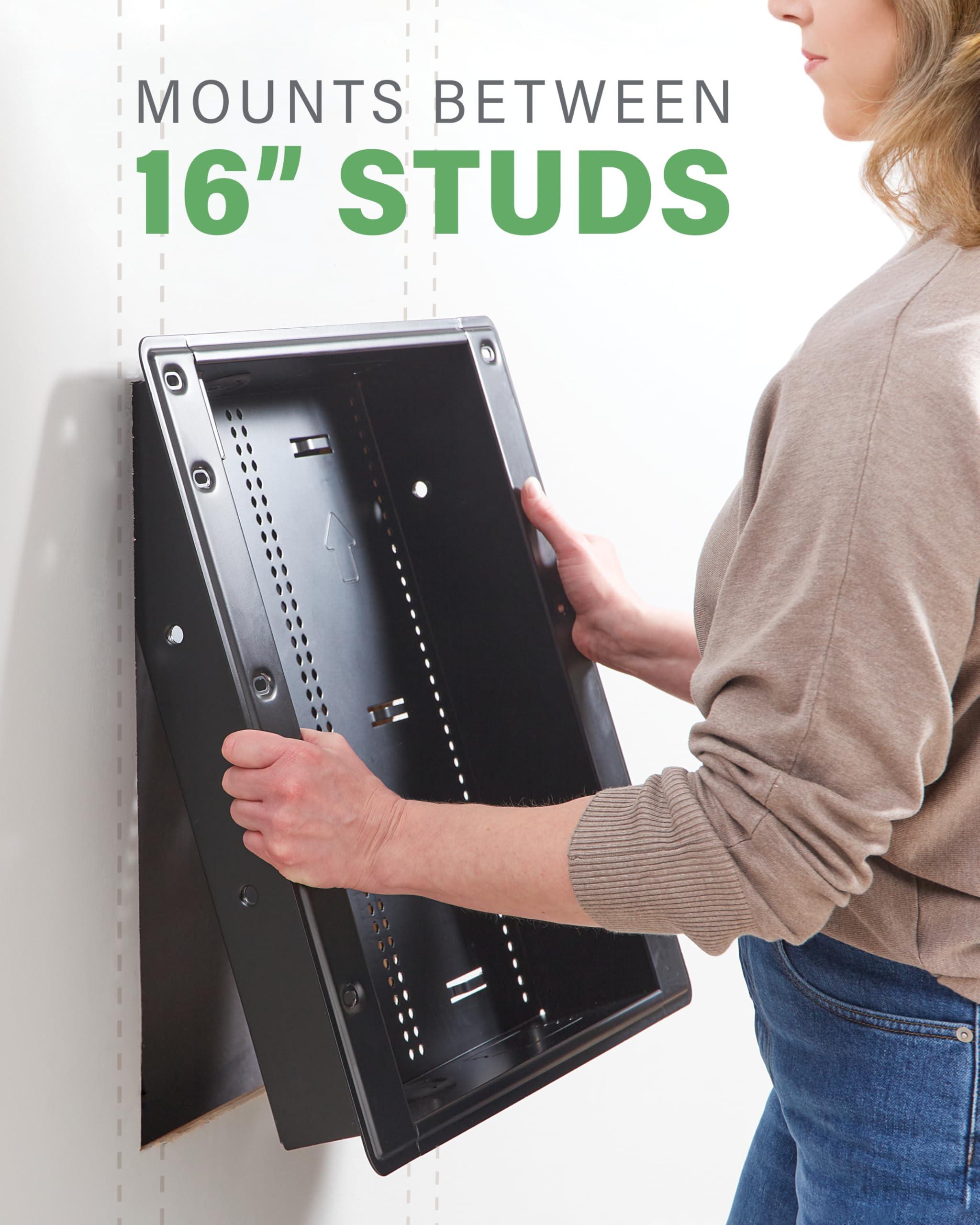 Sanus SANUS Recessed TV Wall Mount for 42"-85" Screens - Premium Full Motion TV Mount Tilts, Swivels & Extends for Optimal Views - Easy Install & Low Profile Design - VIWLF128-B2