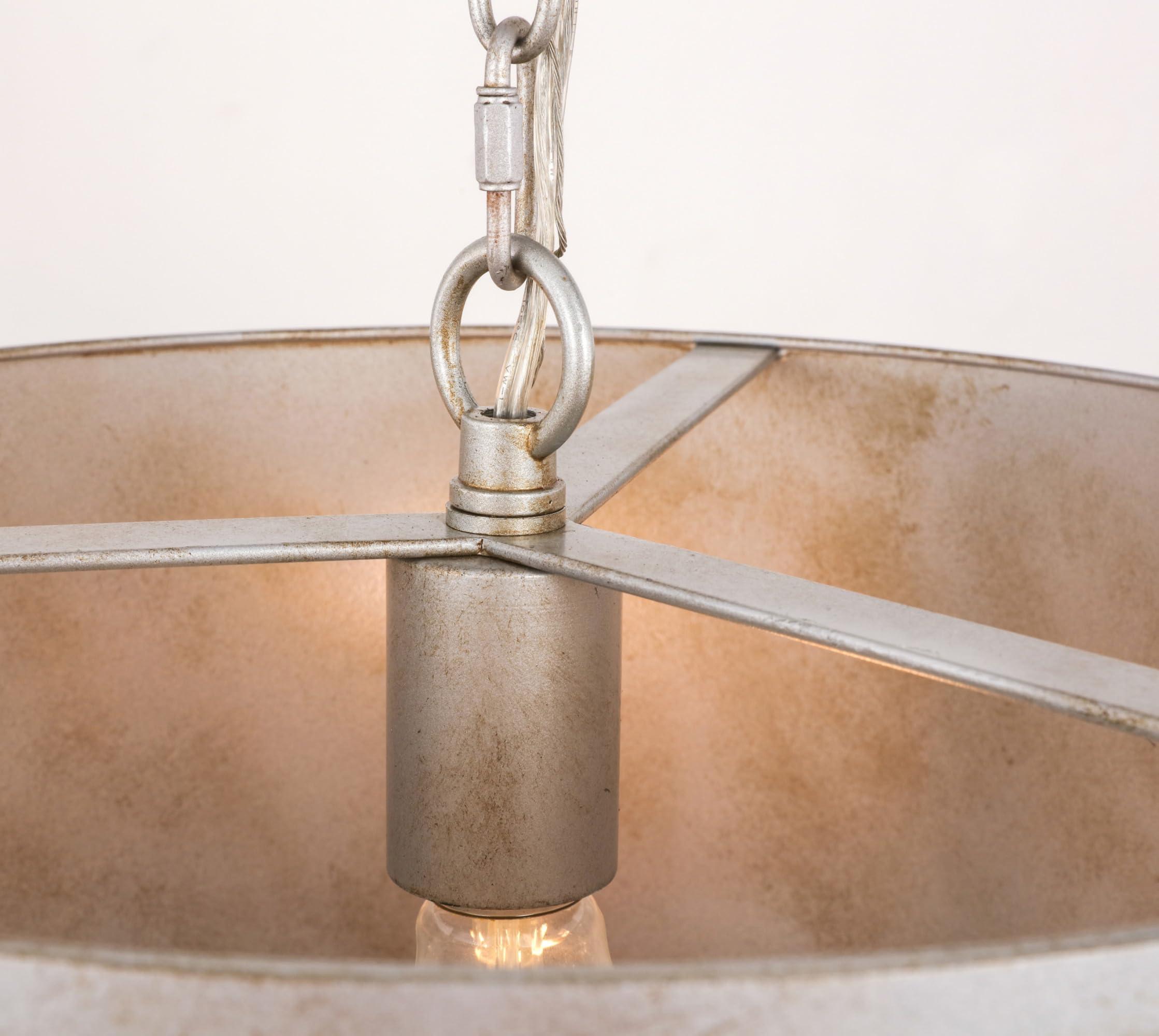 Elegant Lighting Elegant Lighting LD6015D15 Miro Single Light 15\" Wide Pendant with an Aluminum S, Manual Brass