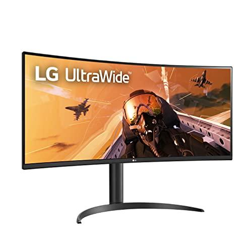 LG LG 34WP75C-B.AUS 34" Curved UltraWide QHD HDR 10 160Hz USB Type-C Monitor with AMD FreeSync Premium Pro (65W Power Delivery), Black