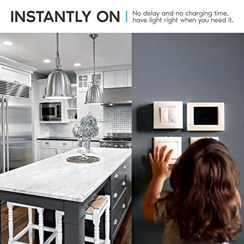 LUXRITE LUXRITE A19 LED Bulb 75W Equivalent, 1100 Lumens, 5000K Bright White, Dimmable Standard LED Light Bulbs 11W, Enclosed Fixture Rated, Energy Star, E26 Medium Base - Indoor and Outdoor (4 Pack)