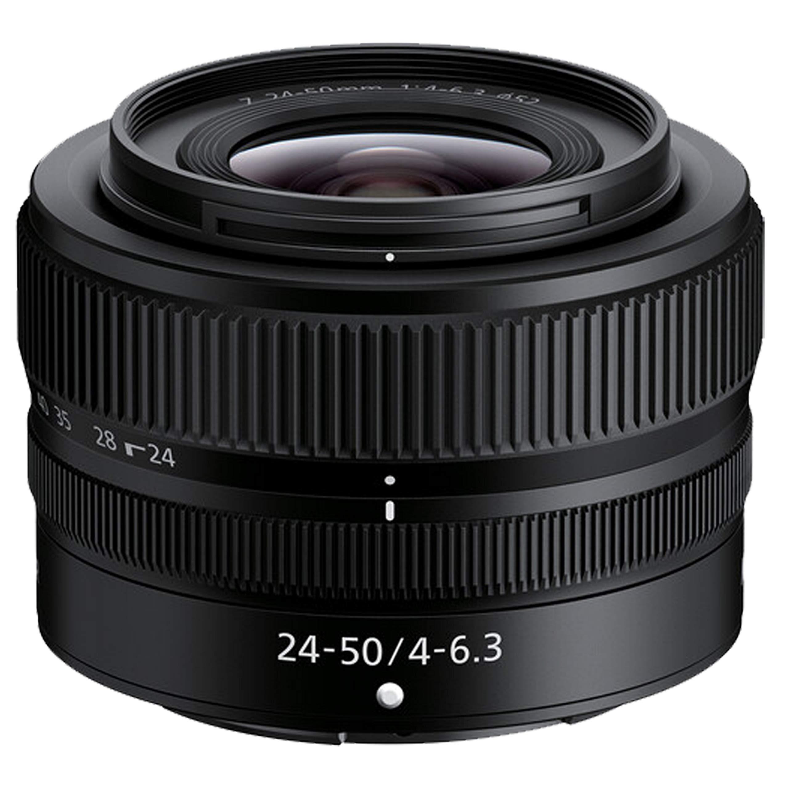 Nikon Nikon Z5 Mirrorless Digital Camera 24.3MP W/Nikkor Z 24-50mm f/4-6.3 Lens + 128GB Memory, Spare Battery, Filters,Case, Tripod, Flash, and More (39pc Bundle), Black (Renewed)