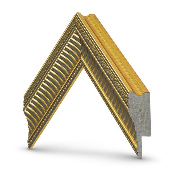 Frame My TV Frame My TV Deco TV Frames - Empire Gold Slim Frame Compatible ONLY with Samsung The Frame TV and Pro (43", Fits 2021-2025)