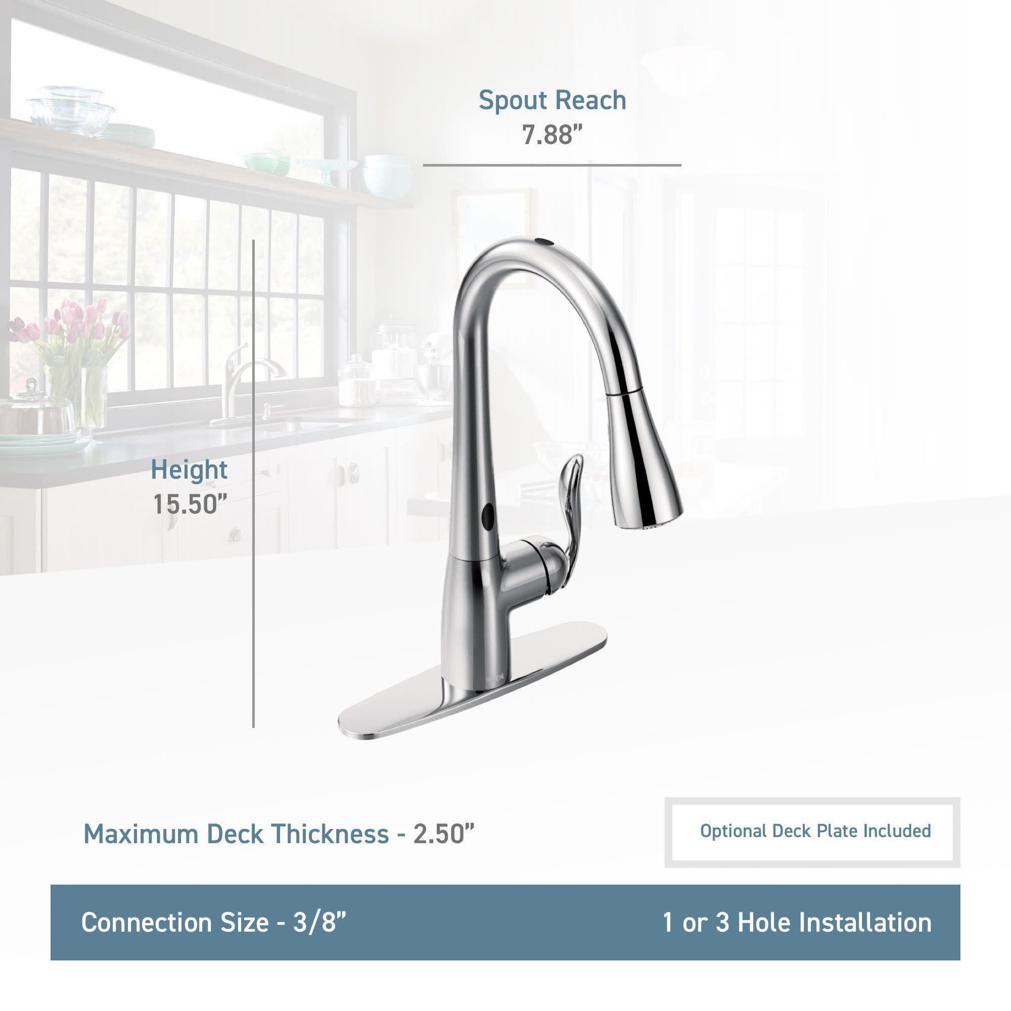 Moen Moen 7594EORB Arbor Kitchen-Sink-faucets, 1 count, Oil Rubbed Bronze