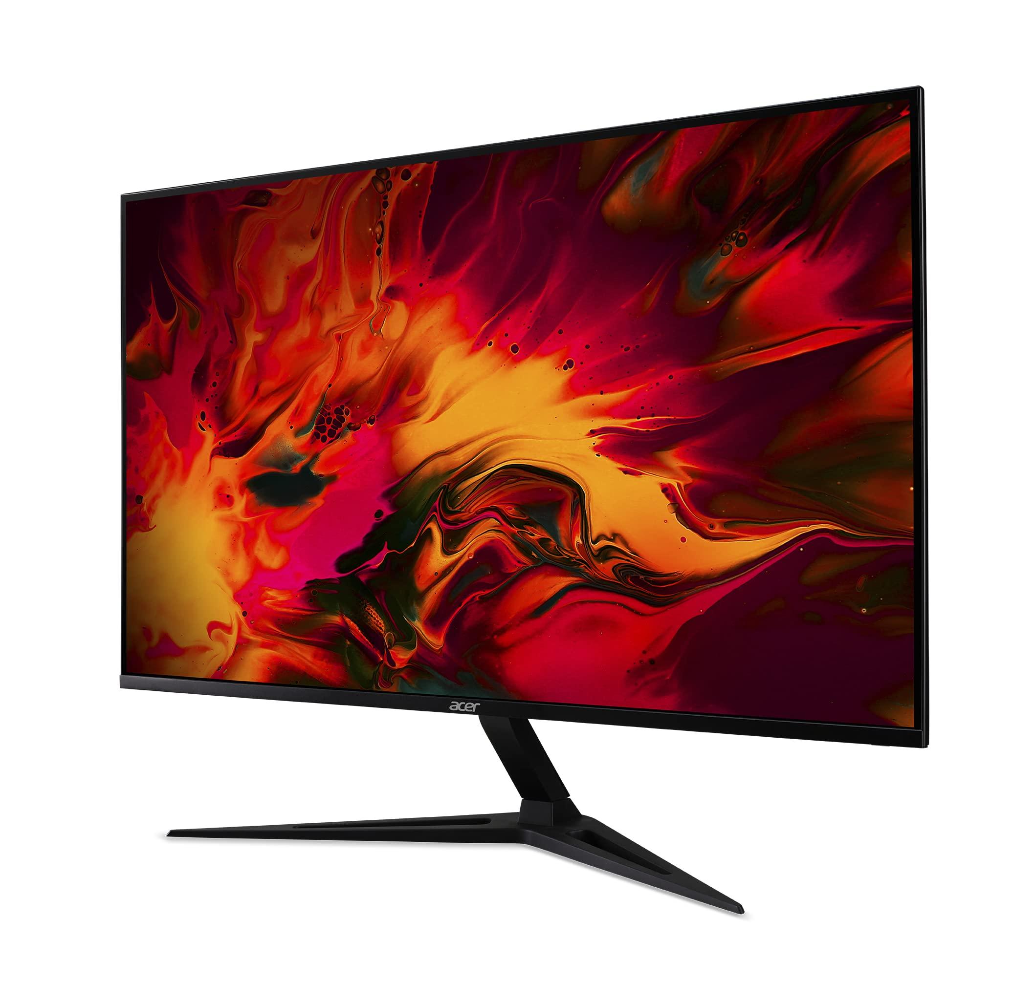 acer Acer Nitro RG321QU Pbiipx 31.5" Zero-Frame IPS WQHD 2560 x 1440 Gaming Monitor | AMD FreeSync Premium | Overclock to 170Hz | 1ms (VRB) | Ultra-Thin | 1 x Display Port 1.4 & 2 x HDMI 2.0