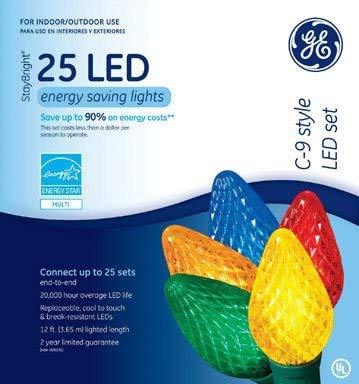 GE Lighting Ge Stay Bright C9 Led Light Set
