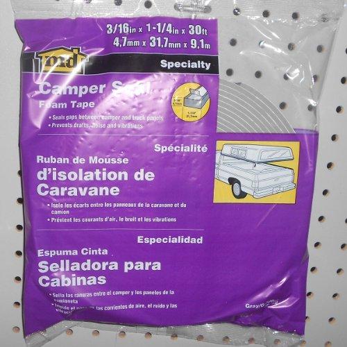 M-D Building Products M-D Building Products 2352 Camper Seal Tape, 3/16-by-1-1/4-Inch by 30 feet, Gray