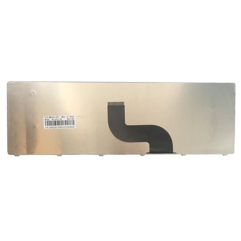 Glintique Glintique OEM Spanish Laptop Keyboard for Acer Aspire Series - Black Replacement Keyboard for Models 5810, 5536, 5738, 5740, 5742G, 5742Z, and More Accessories