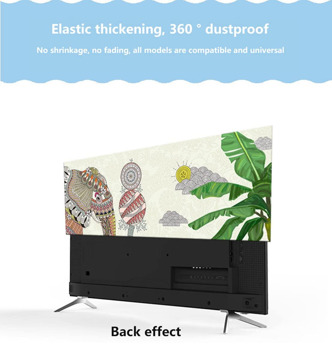 DirectNine Basics Desktop And TV Monitor Dust Cover 32-86 Inch Anti-Static Dustproof LCD/LED/HD Panel Case Computer Screen Protective Sleeve Compatible With IMac 24 Inch, 22-25 Inch PC(Size:75in(175x100cm),Color:A)