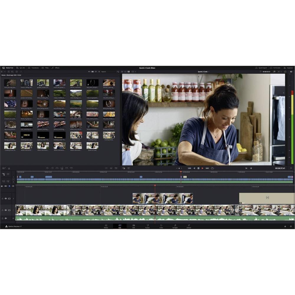 Blackmagic Design Blackmagic Design DaVinci Resolve Software 000870 Video Editing Software