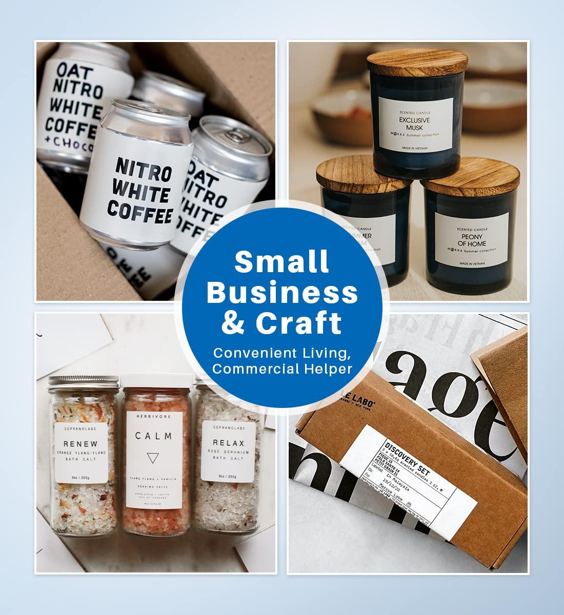 Phomemo Phomemo M250 Label Maker, 3 Inch Thermal Label Maker, Portable Barcode Label with Tape, 3 Rolls 2.75" X 3.14" Thermal Labels