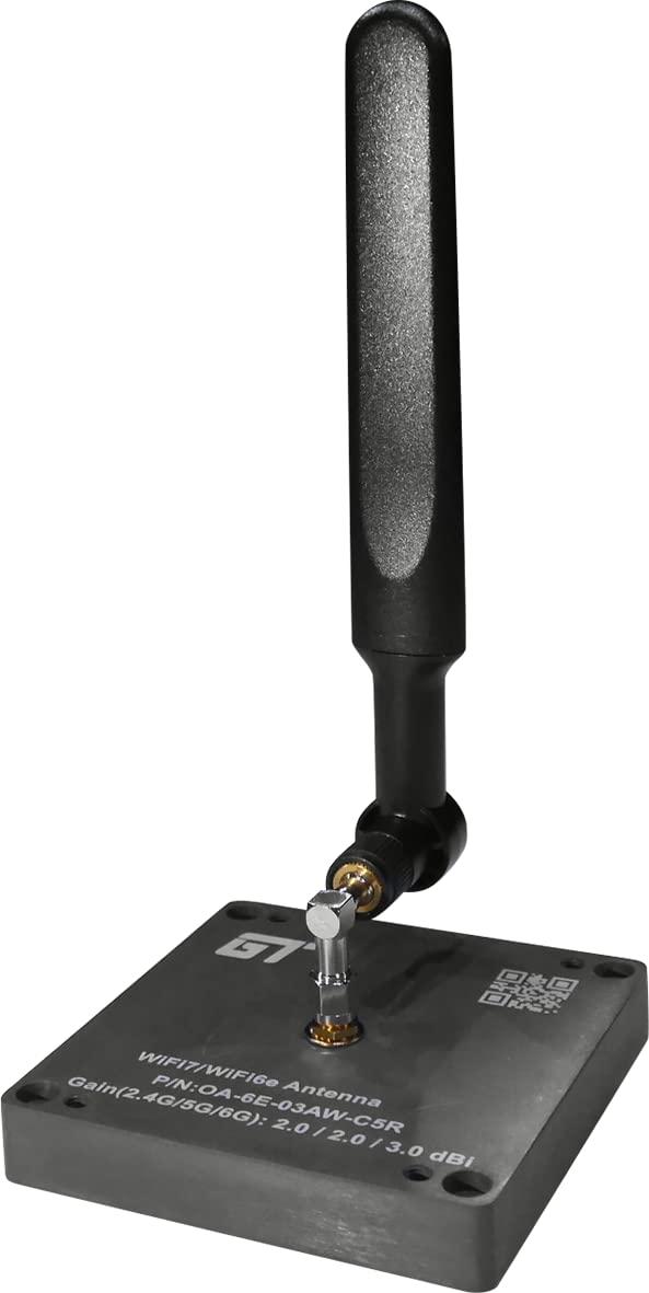 GRAND-TEK TECHNOLOGY CO.,LTD. [GTT] Waterproof IP67/IP68 5G (617~5925 MHz) Antenna with RP SMA-Plug Connector for Wireless Communications