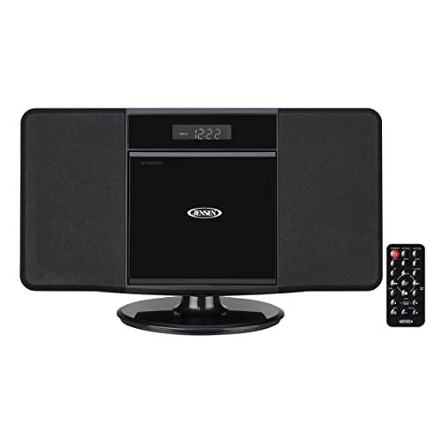 Jensen JENSEN JBS-300 Wall Mountable Bluetooth Music System with MP3 CD Player/Digital AM/FM Stereo Reveiver and Remote Control
