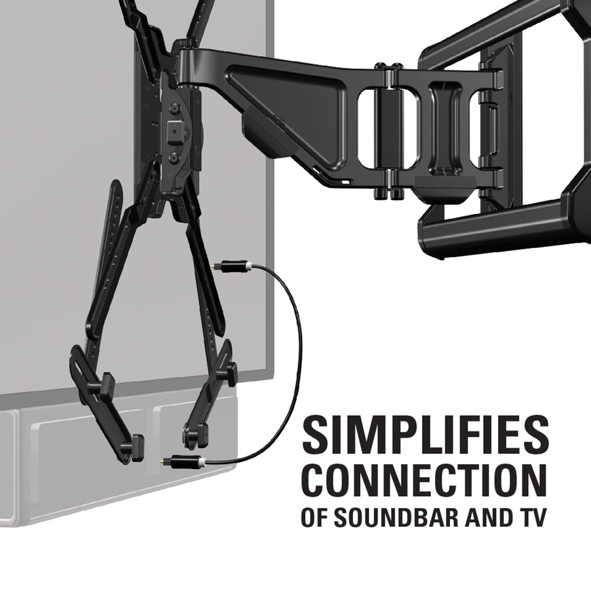 Sanus SANUS Home Theater Optimization Bundle: Advanced Tilting Premium TV Wall Mount Supports Large TVs up to 90" + Universal Soundbar Mount fits Mount Soundbars Weighing Up to 15 lbs.