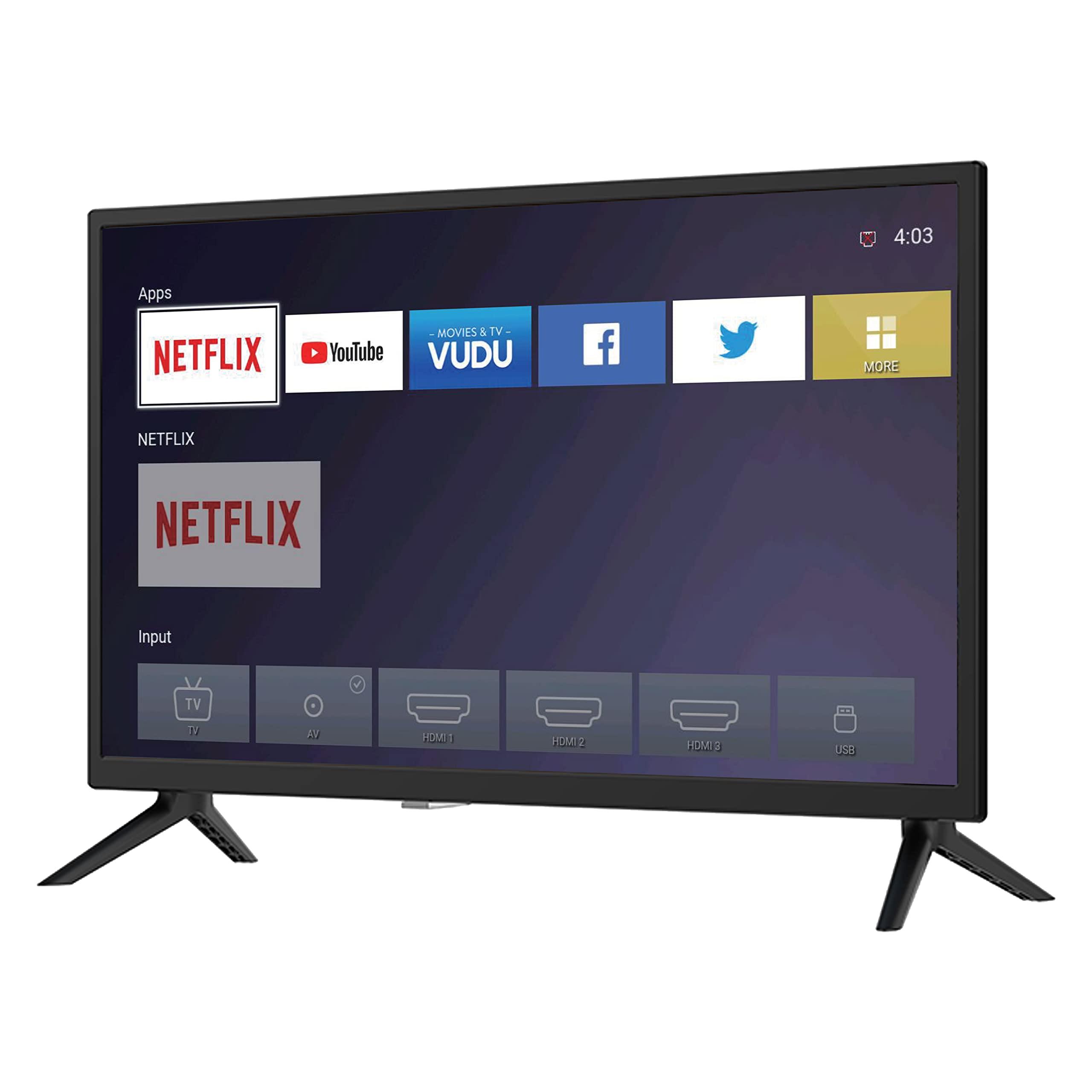 Supersonic Supersonic SC-2416STV 24" Smart LED-LCD TV - HDTV - Black