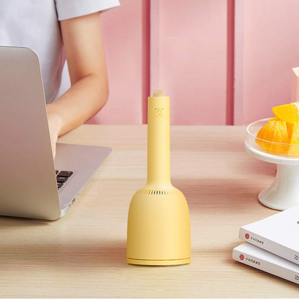TEmkin TEmkin Handheld Vacuums Cordless Handheld Vacuum Cleaner Mini Portable Desktop Vacuum Cleaner for Keyboard Laptop Table Pet Hair,Pink (Yellow)