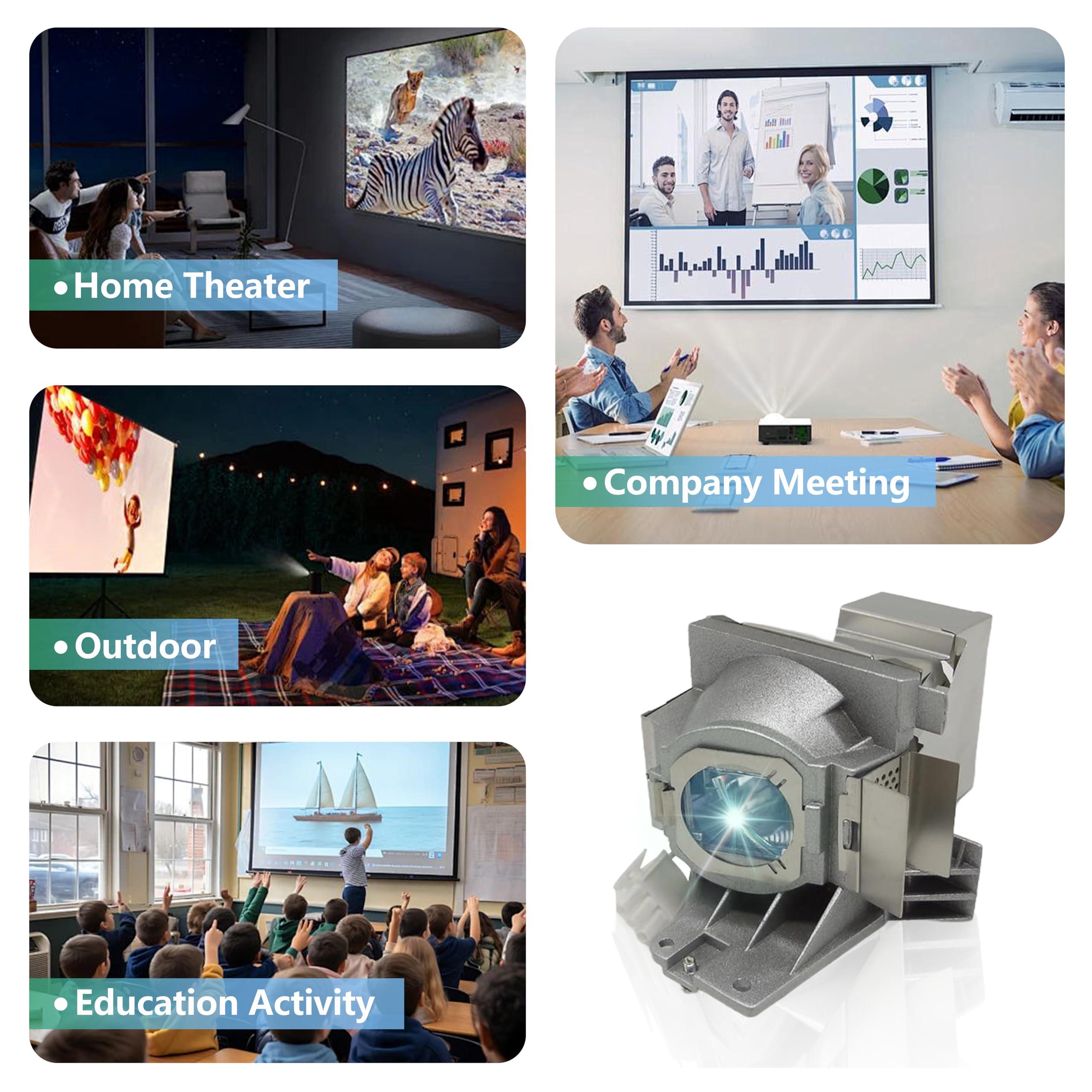 SORNEICDR SORNEICDR 5J.JEE05.001 Replacement Projector Lamp Bulb Compatible with Benq HT2050 HT2150ST HT2050A HT3050 W1110 W1210ST W2000 W2000+ New Generation A+ Lampwick Lamp Bulb Replacement with Housing