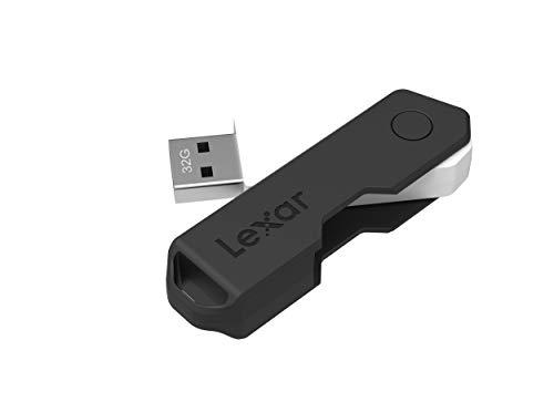 Lexar Lexar JumpDrive TwistTurn2 32GB USB 2.0 Flash Drive, Black (LJDTT2-32GABNABK)