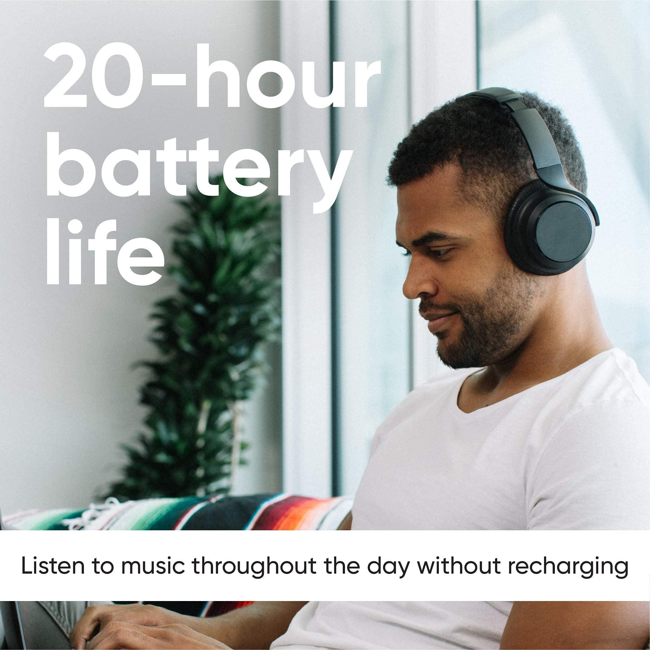 Wyze Lifestyle Wyze Headphones Noise Cancelling, Wireless Over Ear Bluetooth Headphones with Mic, Alexa Built-in, HiFi Sound, Transparency Mode for Travel Home Office, Custom EQ via Wyze App