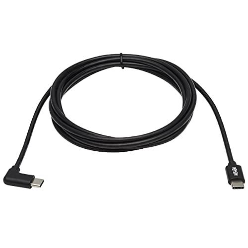 Tripp Lite Tripp Lite USB C Charging Cable USB 2.0 M/M 60W PD Charging Right-Angle 2M (U040-02M-C-RA)