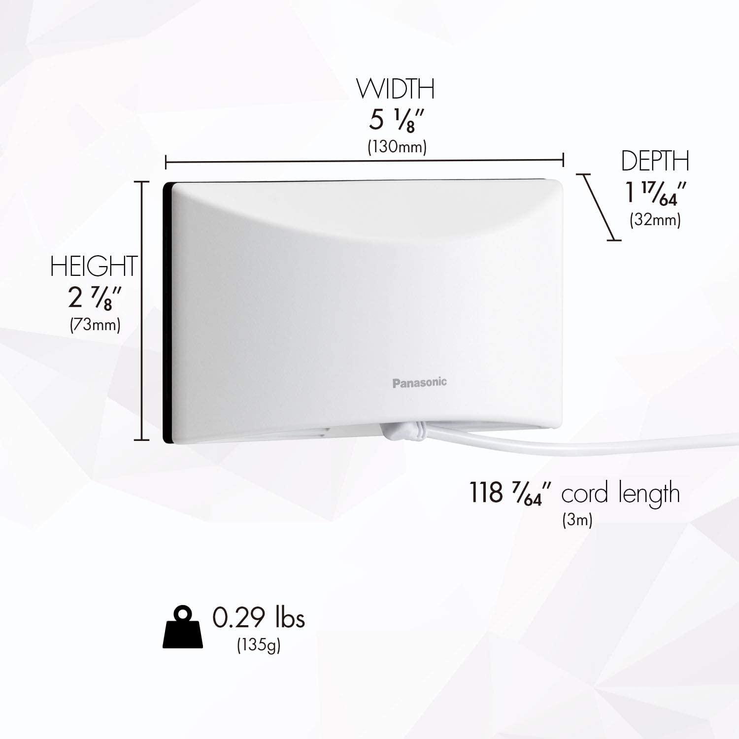 Panasonic Panasonic HomeHawk Window Home Monitoring Camera for Outdoor Monitoring, Mounts to Inside Window, Color Night Vision, Wide Angle, 24/7 Full HD Recording, Person Detection, Alexa Compatible KX-HNC500