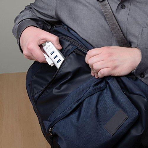 Tripp Lite Tripp Lite 3-Port USB-C to USB-A Portable Hub with Gigabit Ethernet Port (GbE), RJ45, USB 3.1 Gen 1 Type-C to Type-A, Aluminum (U460-003-3A1G)