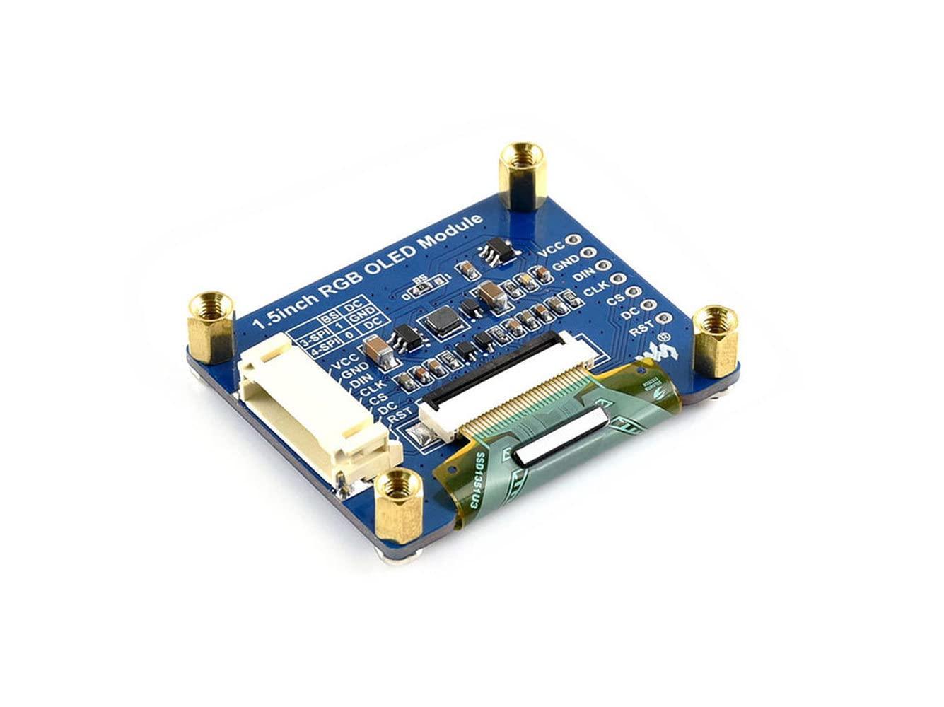 Midzooparts Waveshare 128x128 General 1.5inch RGB OLED Display Module 16-bit high Color Display Color: RGB 65K Colors