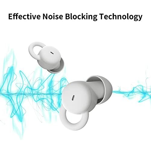 wedoking Small Sleep Earbuds Comfortable Sleeping Headphones for Side Sleeper Noise Blocking Bluetooth Sleepbuds in-Ear Soft Mini Invisible Buds for Working