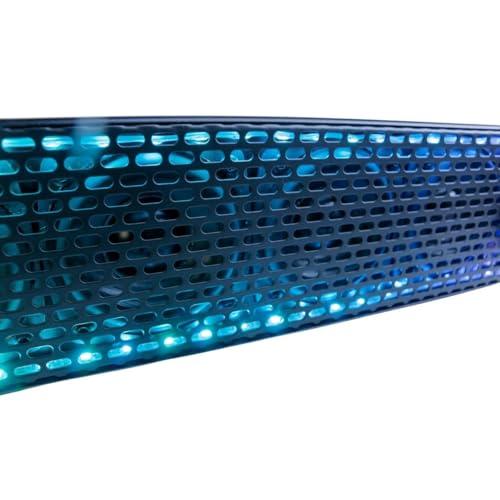 Diamond Audio Diamond Audio SB3LED34 3" 10-Speaker Waterproof Soundbar System with Output Boosting Passive Radiator and LEDs