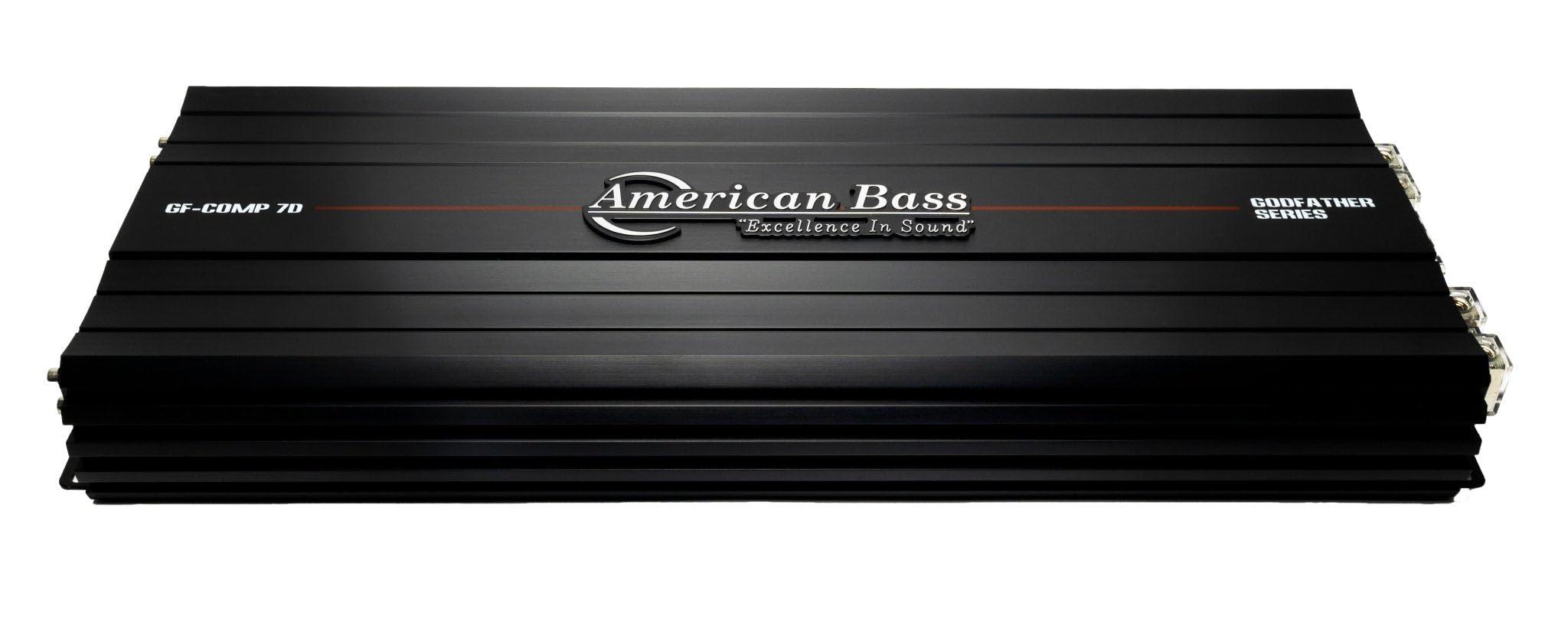 American Bass American Bass Godfather Comp 7D Monoblock 1-Channel Digital Amplifier