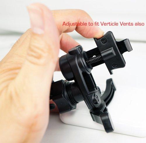 ChargerCity ChargerCity Simple-Lock Air Vent Holder Universal 16mm Ball Mount for Tomtom VIA GO Start Comfort Supreme 4.3\" 5\" 6\" Screen GPS Sat Nav