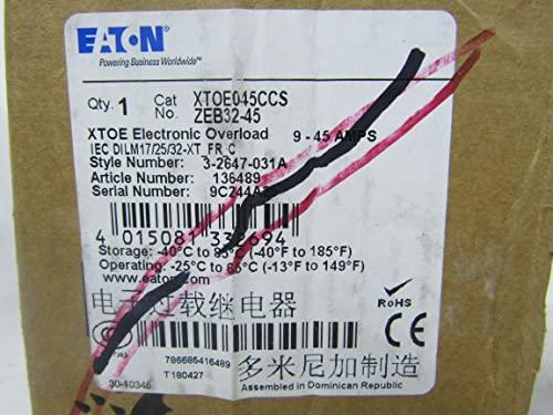 Eaton Eaton XTOE045CCS Xtoe Ol (9-45a) Iec Fr-c Standard