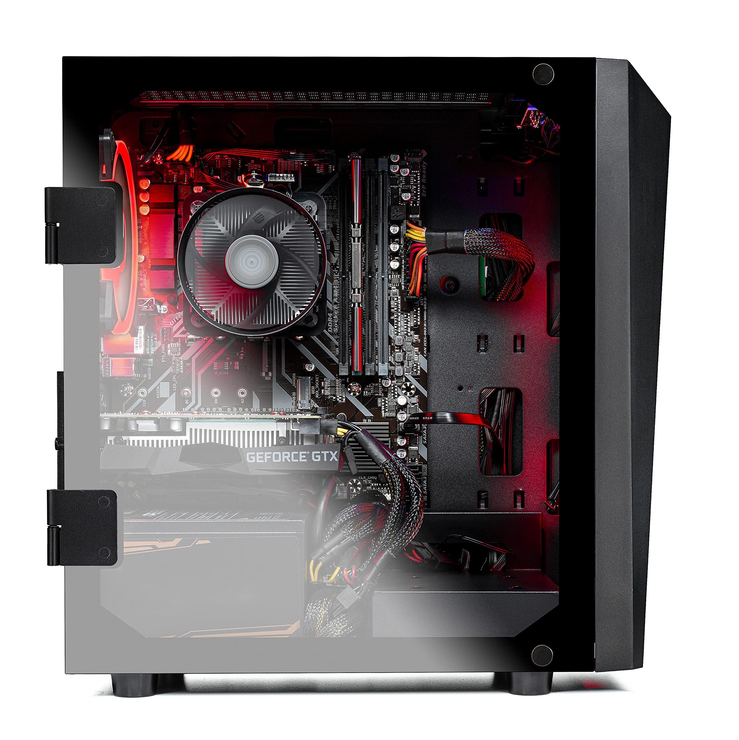 Skytech Gaming SkyTech Blaze II Gaming Computer PC Desktop - Ryzen 5 3600 6-Core 3.6GHz, GTX 1660 Super 6G, 500G SSD, 16GB DDR4 3200, RGB, AC WiFi, Windows 10 Home 64-bit