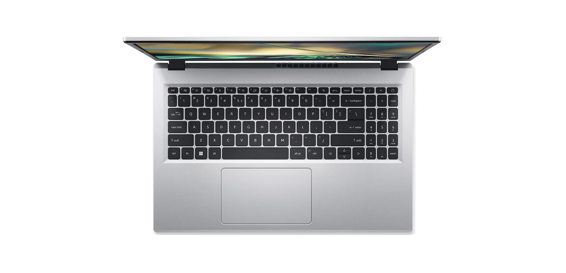 acer acer Aspire Slim Laptop, 15.6" Touchscreen FHD Display, 16GB DDR5 RAM, 512GB SSD, AMD Ryzen 5 4-Core Processor, WiFi 6, Bluetooth, HD Webcam, HDMI, Type-C, Windows 11 +GM Mousepad