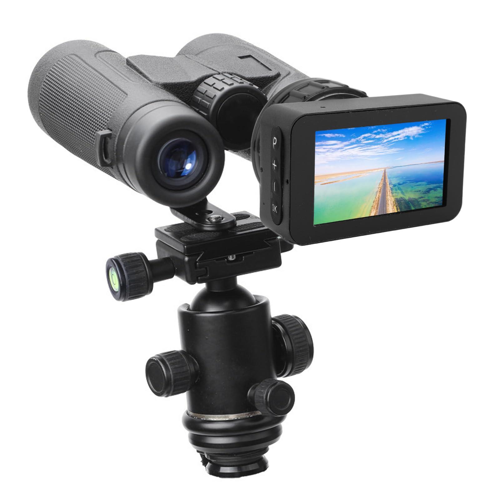 VBESTLIFE Electronic Eyepiece, 4K HD 5X Zoom Telescope Eyepiece Camera for Astronomy, 3 Inch Color LCD Screen, Support Phone Connection, for Telescopes and Microscopes