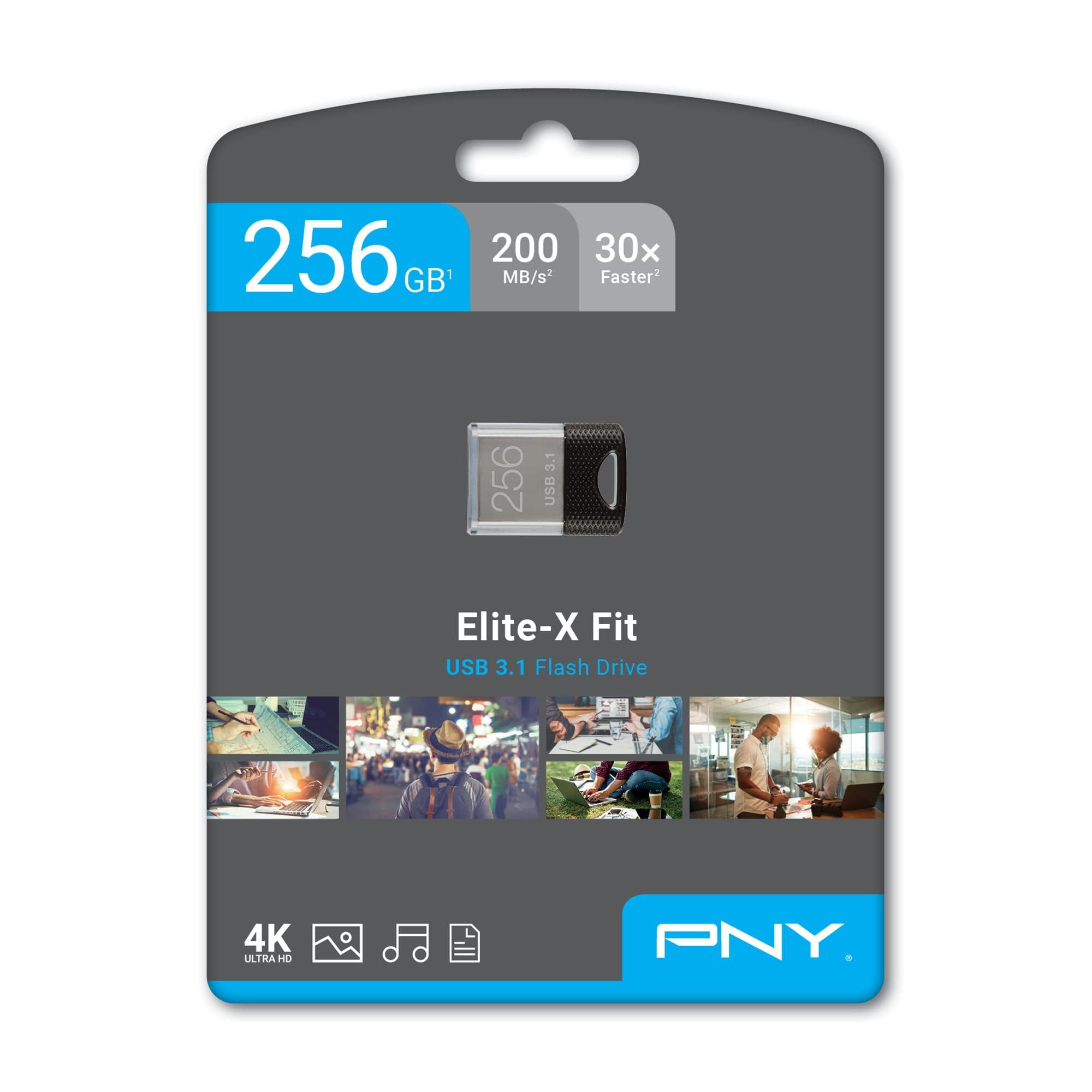 PNY PNY 256GB Elite-X Fit USB 3.1 Flash Drive - 200MB/s
