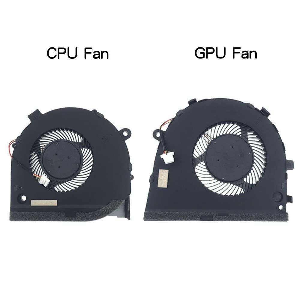 LAOKOEN New Replacement Cooling Fans for Dell G3-3579 G3 15 3579 Gaming Series Laptop CPU+GPU Fan One Pair P/N: 0GWMFV 0TJHF2 5V 0.5A (4-Pin 4-Wire)