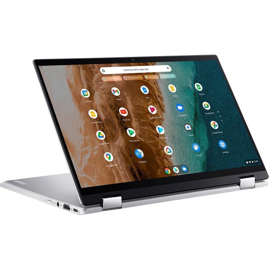 acer acer Chromebook Spin 514 CP514-2H CP514-2H-56QM 14\" Touchscreen Convertible 2 in 1 Chromebook - Full HD - 1920 x 1080 - Intel Core i5 11th Gen i5-1140G7 Quad-core (4 Core) 800 MHz - 8 GB Total RAM -