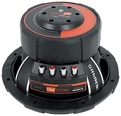 Memphis Audio Memphis Audio MJP1022 10 in 1500 Watt MOJO Pro Car Audio Subwoofer DVC 2 ohm Sub, Black