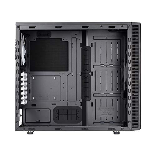 Fractal Design Fractal Design Nano S Window - Mini Tower Computer Case - ITX - Optimized for High Airflow and Silent Computing with ModuVent Technology -2X Fractal Dynamix X2 GP-14 Fans Included -Black Window