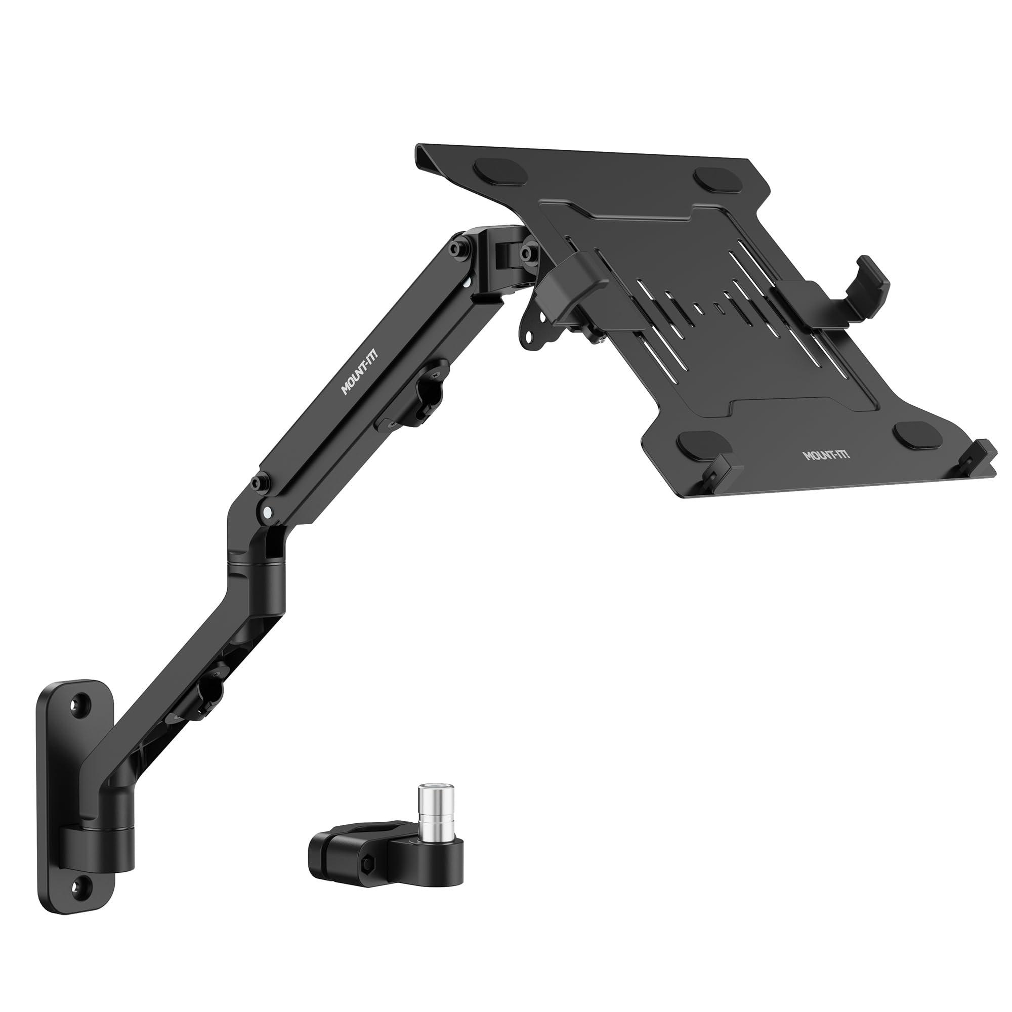 Mount-It! Mount-It! Ergonomic Laptop Arm for Wall or Pole Mounting, Full Motion Adjustments, Versatile Design, Easy Installation