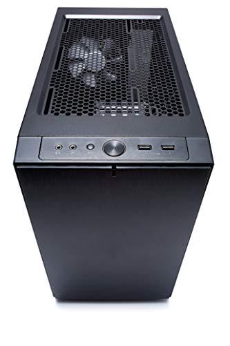 Fractal Design Fractal Design Nano S Window - Mini Tower Computer Case - ITX - Optimized for High Airflow and Silent Computing with ModuVent Technology -2X Fractal Dynamix X2 GP-14 Fans Included -Black Window