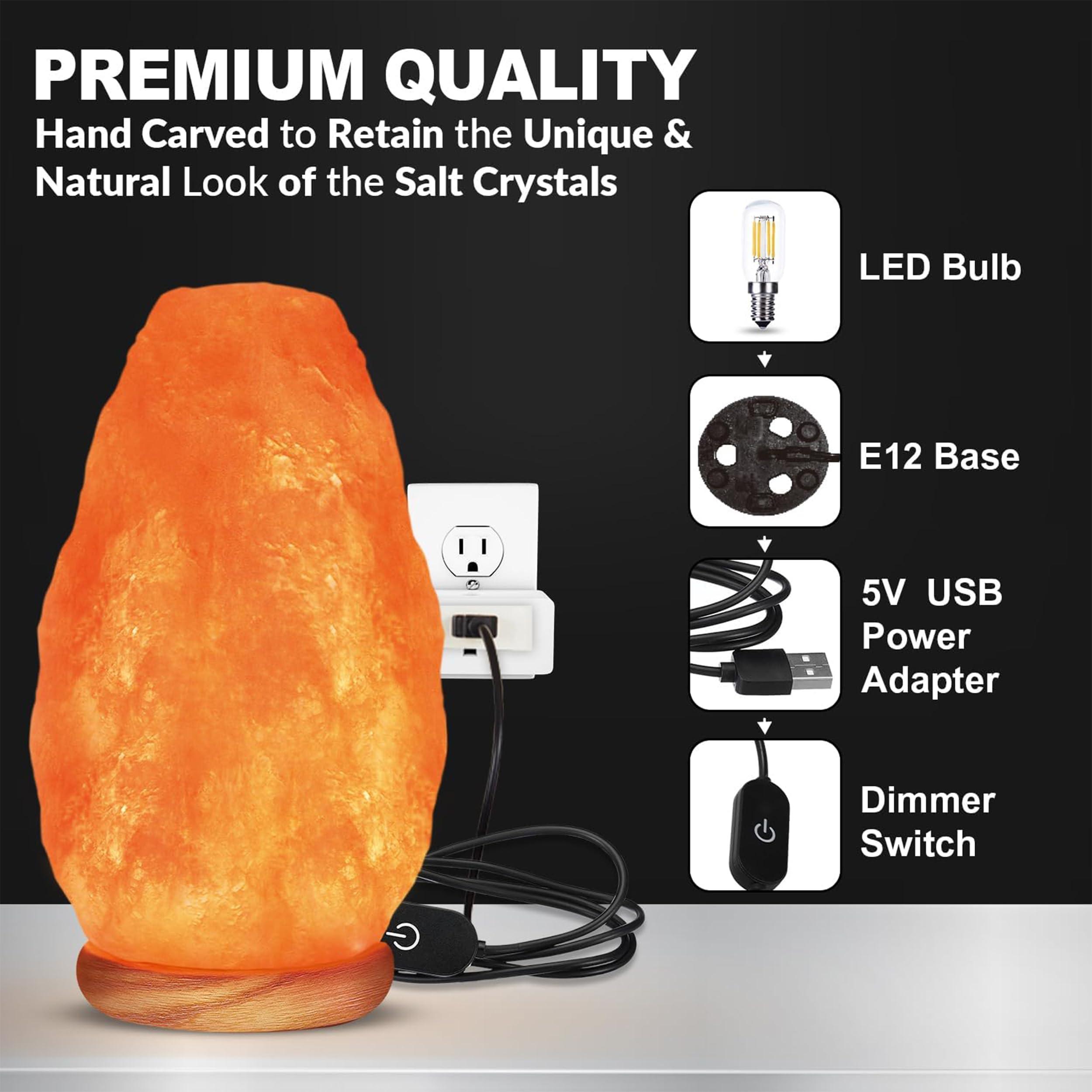Himalayan Glow Himalayan Glow Salt Lamp with Dimmer Switch 5-7 lbs