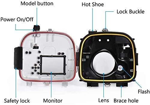 Sea frogs Seafrogs for Canon 550D T2i 18-55mm Lens 130ft/40m Underwater Camera Housing Waterproof Case