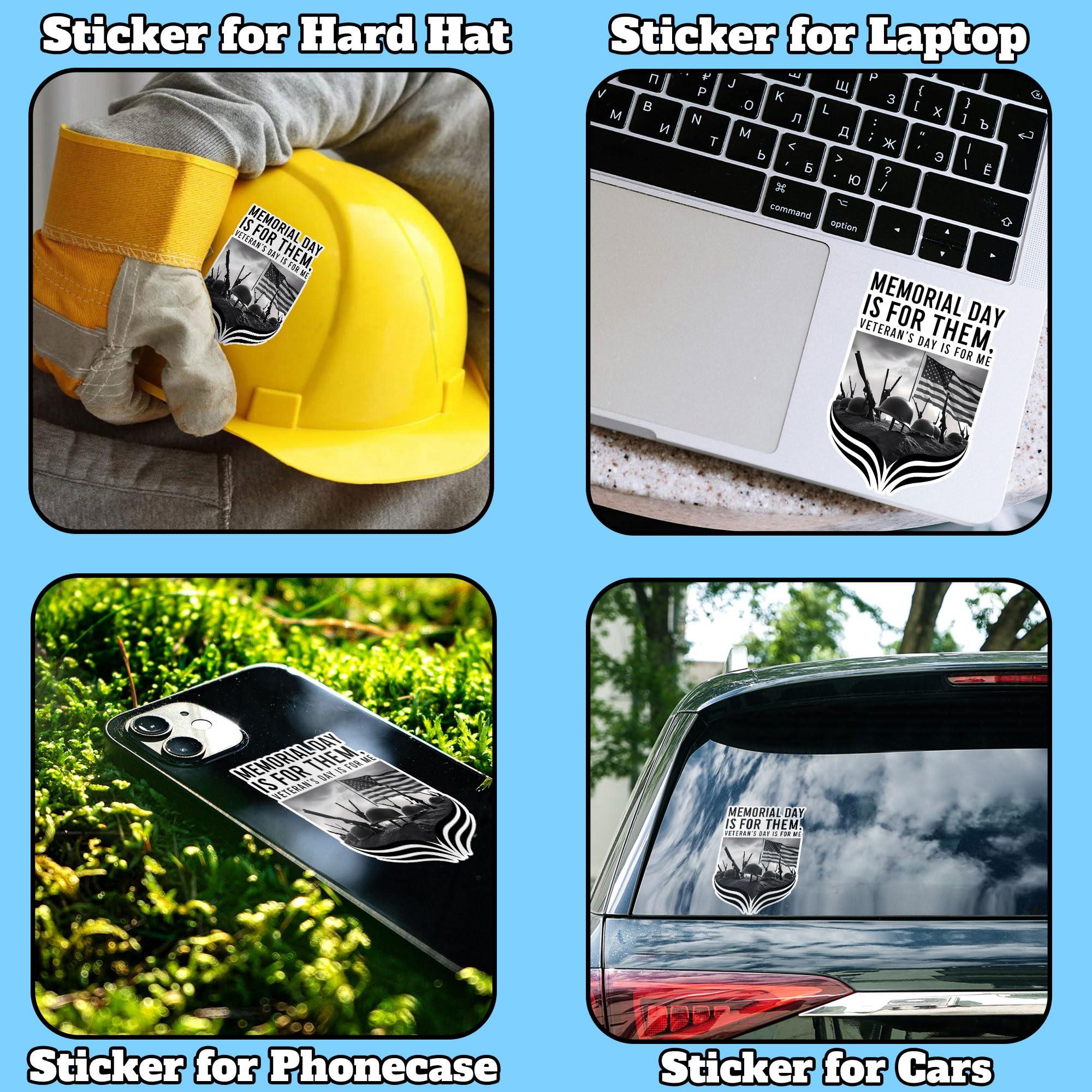 9YLOVEMM 9YLOVEMM Respect and Remember for Those Who Served Meme Funny Sticker for Car Body, Phones, Laptop, Windows, Computers, Tumbler, Mug, Helmets, 2 Inches, White