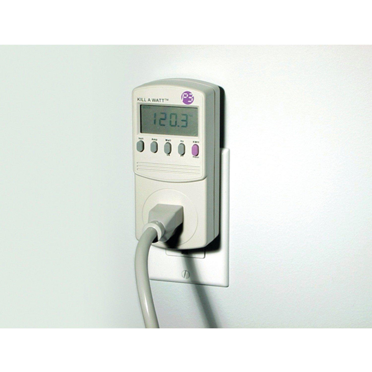 P3 International P3 Power Meter Kill A Watt 125 V 5-1/8 " Hx2-3/8 " Wx1-5/8 " D