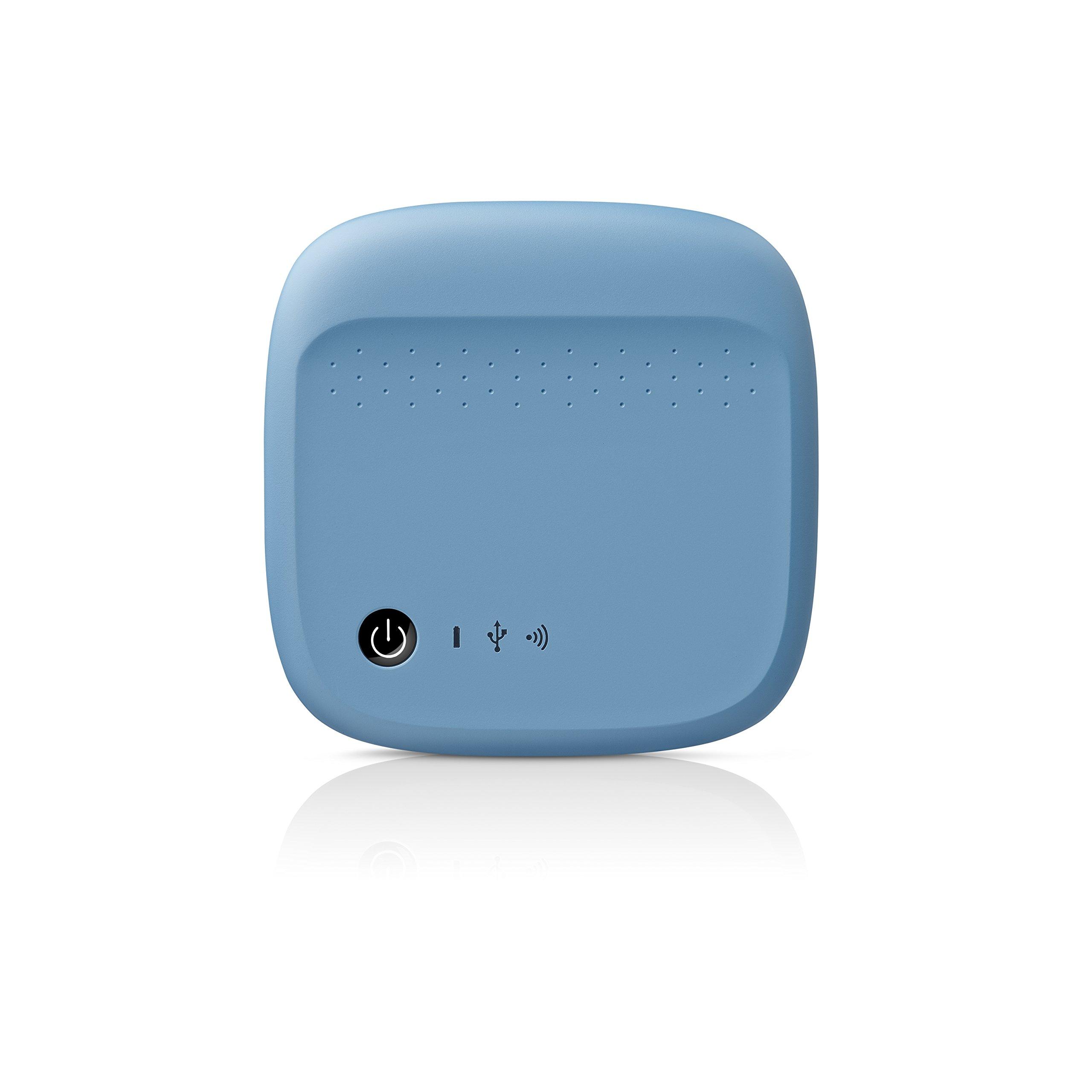 Seagate Seagate Wireless Mobile Portable Hard Drive Storage 500GB STDC500400 (Blue)