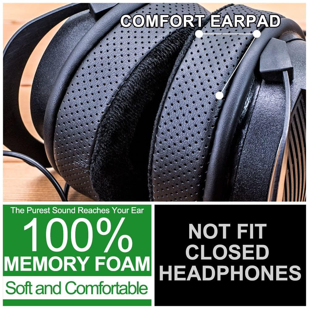 LTYIVABHTTW Earpads Compatible with DT770, DT880, DT990, DT 770 Pro, DT 880 Pro, DT 990 Pro, DT 1770 Pro, MMX 300, DT 1990 Pro, DT 177X, T 90 Headphones (Hybrid Velour)