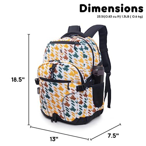 J World New York J World New York Atom Multi-Compartment Laptop Backpack, Vivid Tweed, One Size